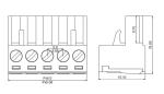 300V Wire Range 28-12AWG Pluggable Terminal Block Connector