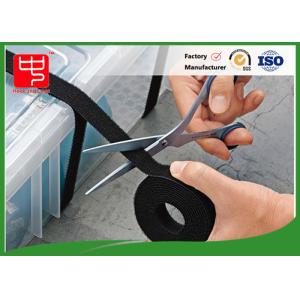 Buy cheap gripping hook &amp; loop cable ties in black , Silk printing product