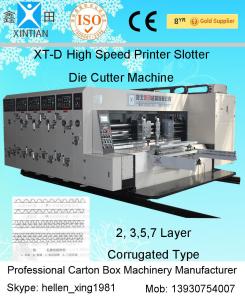 Buy cheap Auto - Zeroing Stacker Automatic Carton Machine / Carton Box Printing Machine product