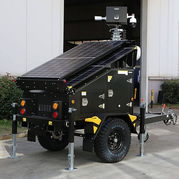 Portable Solar Light Tower Remote Connectivity 4G/5G Outdoor Light Tower Solar LED Lighting Tower