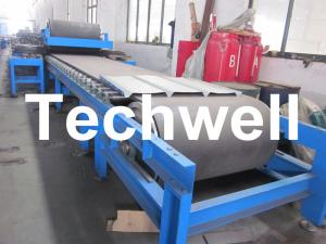 China Continuous Rubber Belt Conveyor PU Sandwich Panel Roll Forming Machine on sale