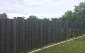 Engineered Waterproof Fence Panels , Durable Wood Plastic Composite Fence Panels For Park