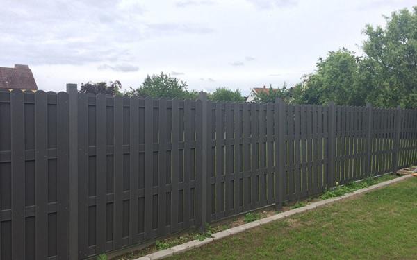 Quality Engineered Waterproof Fence Panels , Durable Wood Plastic Composite Fence Panels For Park for sale