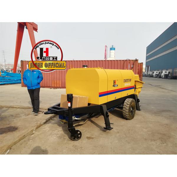 Small Lightweight HBT50 Electric Concrete Pump Type Concrete Trailer Pump