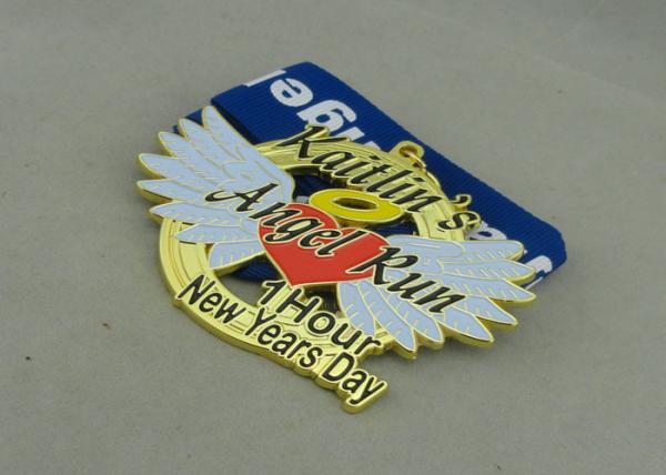Quality Soft Enamel Ribbon Medals for sale