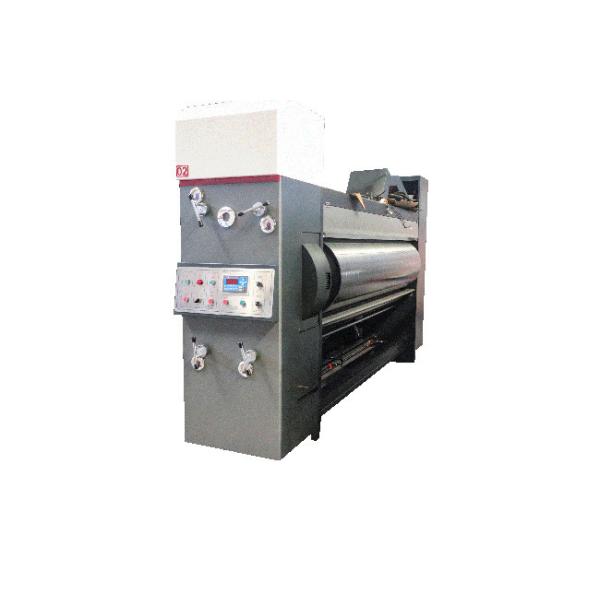 Corrugated Box Cartonbox 2 Color Flexo Printing Machine With Die Cutter