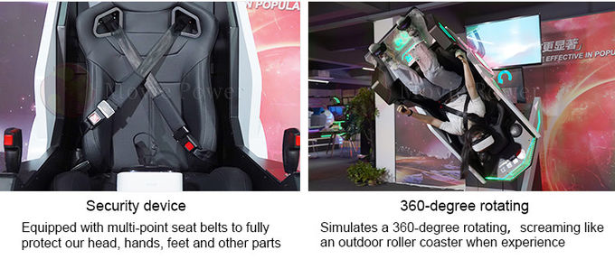 VR 360 Rotation Simulator VR Chair With 50 Exciting Games Virtual Reality Rotation Chair