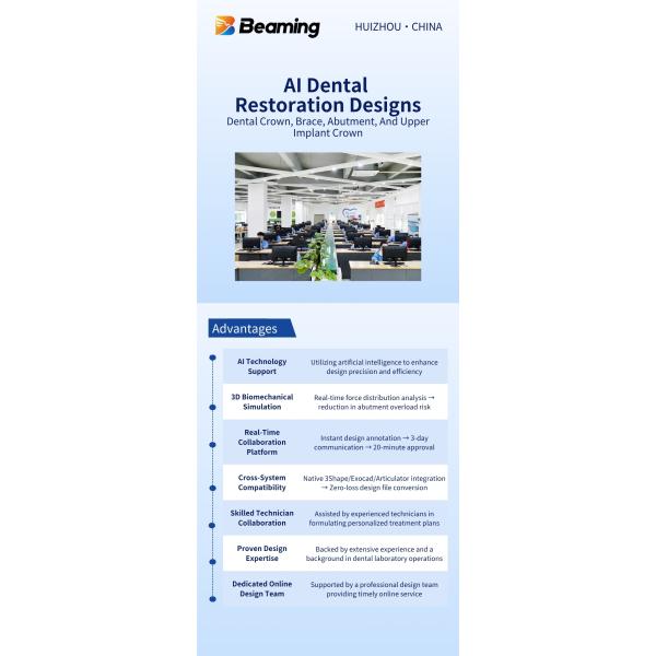 Restoration EXO Dental Design Service Dental Brace Crown Dental Interior Design