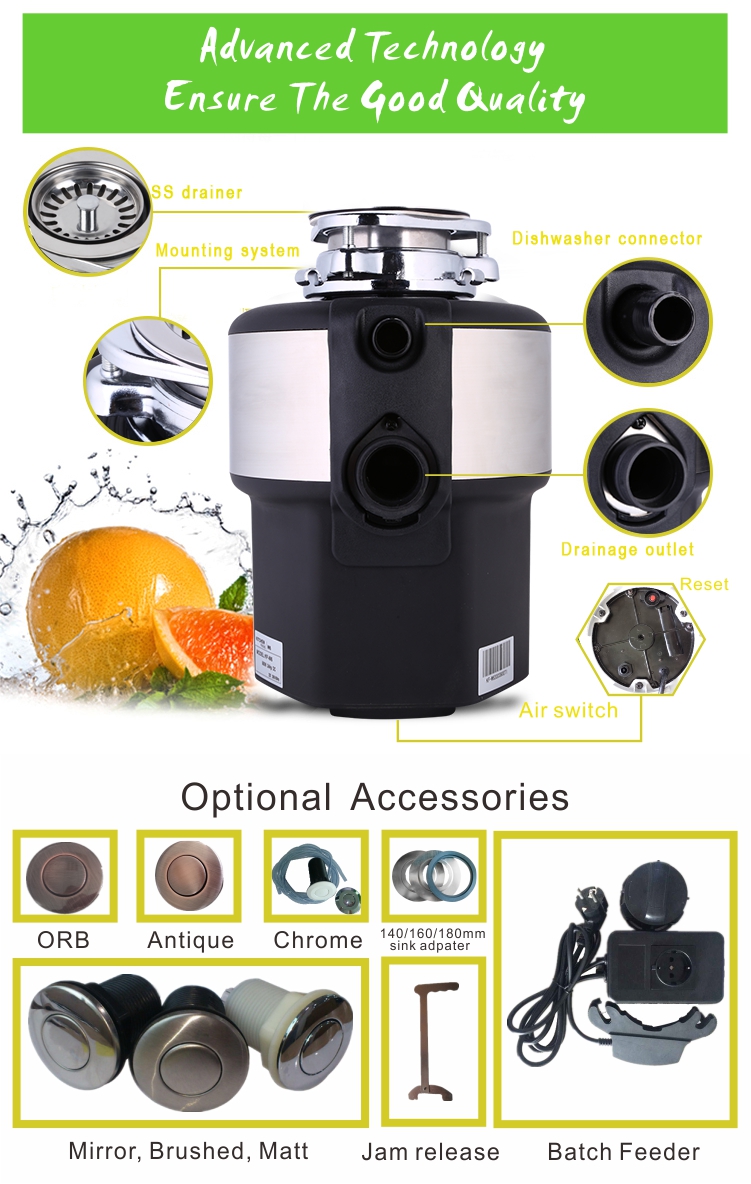 conponents of food waste composting machine