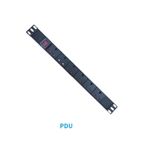 1U UK/EU Type Network Cabinet Accessories For 19 Inch International Standard