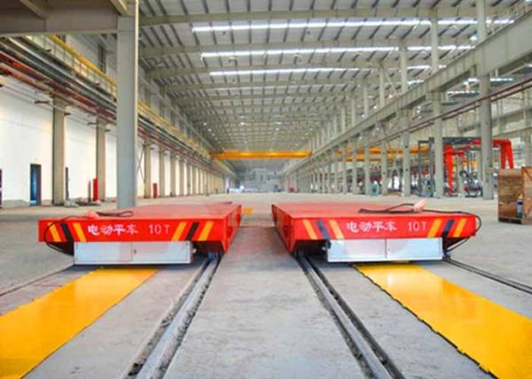 Quality Busbar powered rail transfer bogie for steel plate handling bay to bay for sale