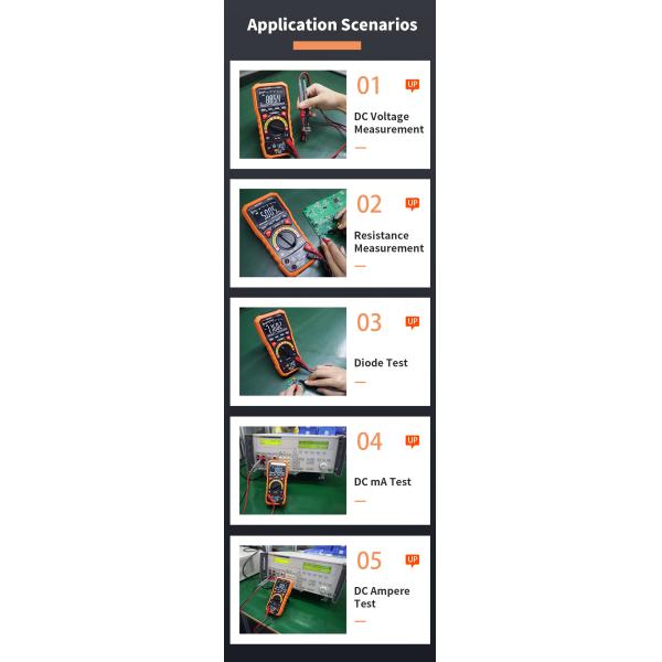 30000 Counts T-RMS Digital Multimeter High Accuracy For Solar Panel System
