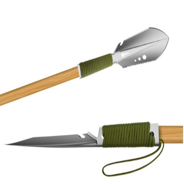 Quality Handle Digging Tools Square Lightweight Manganese Steel Garden Spade for sale