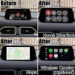 Mazda CX-5 CX5 carplay interface Android auto Box Gps with Mazda origin knob