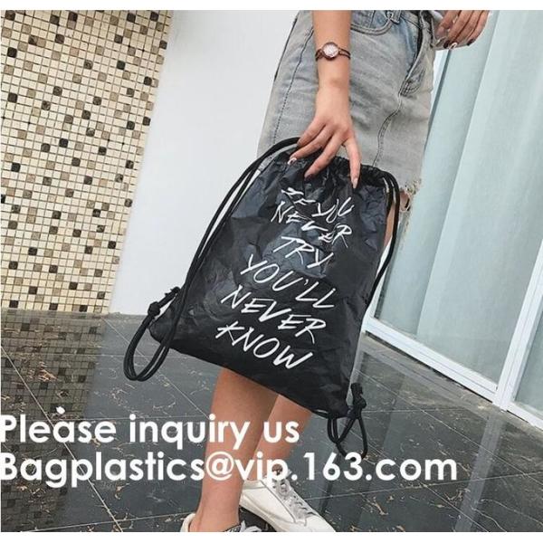 Reusable Promotional Green Tyvek Shopping Tote BagWaterproof Washable Eco k Handy Makeup Cosmetic Clutch Bag Cases