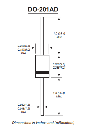 4a 600V Ultra Fast Recovery Rectifier Diode MUR420 MUR440 MUR460 DO 27