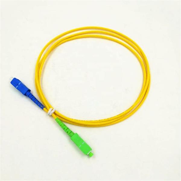 Quality High Reliability Single Mode Fiber Jumpers FC SC LC ST Connector Low Loss for sale