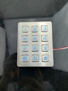 Buy cheap Panel mounted digital keypad for telephone entry system product