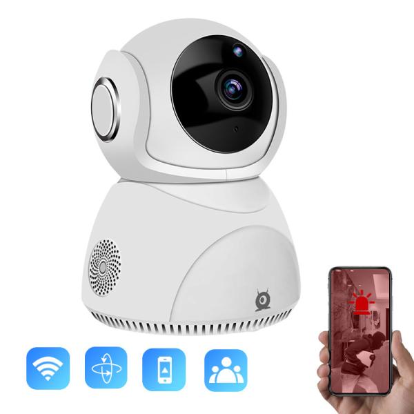 Mini indoor WIFI PT 5MP wireless onvif 128G TF card slot cloud storage home security network 3MP wifi camera
