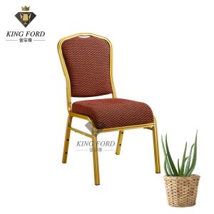 Buy cheap Iron Aluminum Padded Stackable Banquet Chairs 3-Layer Environmentally Paint product