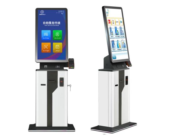 Quality Customized Smart Payment Terminal Self Checkout Cash Accept Ticket for sale