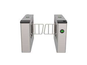 Small Swing Turnstile Parking Barrier Gate With Fingerprint Square Mechanical Swing Turnstile Gate