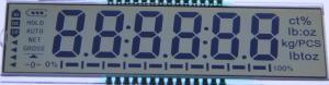 Buy cheap TN Positive Seven Segment Display Lcd 1/4 Duty 1/3 Bias product