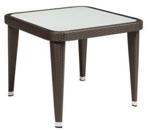 Outdoor furniture teak top side table--16082