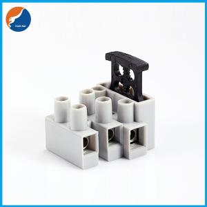 Buy cheap 3 Poles Feed Through Terminal Blocks 5x20 Fuse Terminal Block For Lighting Lamp product