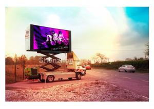 P 10mm Rotating Truck Mobile LED Display Double Side Advertising / Full Color LED Display