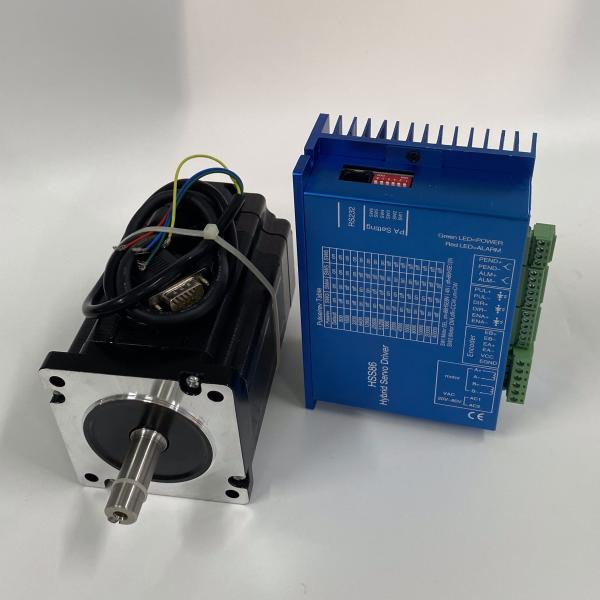 Quality nema 34 1700ozin Closed Loop Hybrid Stepper Motor Hss86 Hybrid Servo Driver rs232 for sale