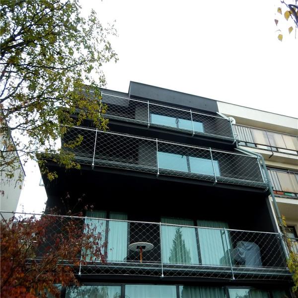 Durable Architectural Stainless Steel Wire Mesh Knotted / Ferruled Shape