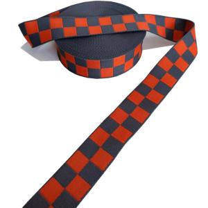 China Double Sided Recycled Polyester Webbing 30mm Jacquard Sofa Elastic Webbing on sale