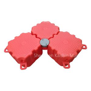 Buy cheap Modular Floating Dock With 350kg/Sqm Load Capacity HDPE Jet Ski Dock For Marina Boat product