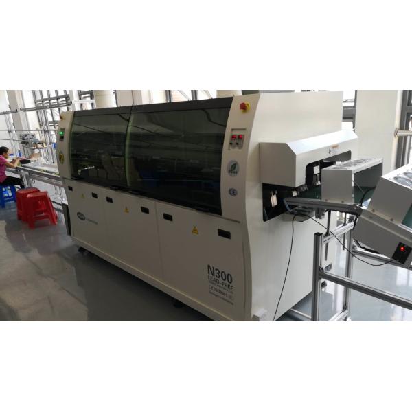 Dual Wave Automatic Pcb Soldering Machine , Powerful Reflow Soldering Machine