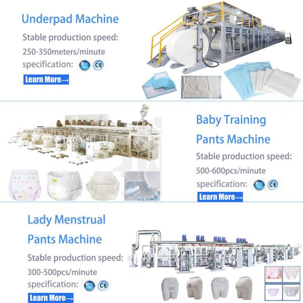 High Efficiency 1200pcs/min Full Automatic Sanitary Pad Making Machine with CE ISO9001