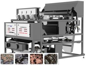 Remote Control Ore Color Sorter Online Support Jet Valve 16 Mesh - 3 CM
