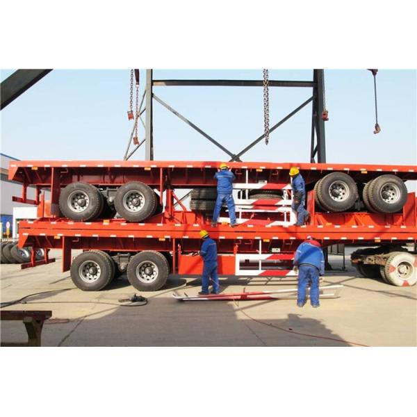 Double Fuwa Axle 40Tons Bogie 40 FT Container Chassis