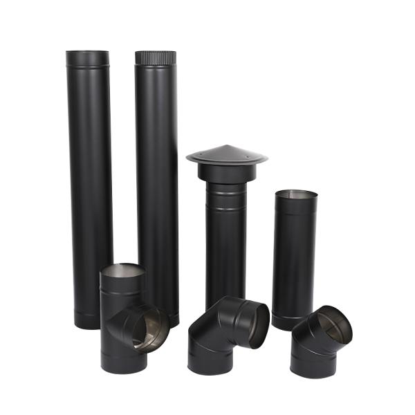 Wood Heater 8 Double Wall Chimney Pipe Decrease Heat Transfer Integrated Design