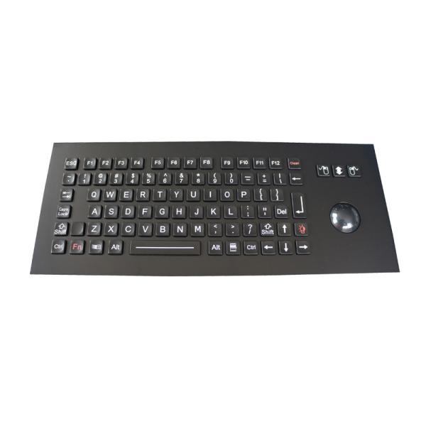 Quality SUS304 PS2 USB Marine Metal Keyboard With Backlit Trackball for sale