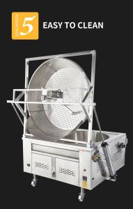 Buy cheap Automatic Frying Machine Low Noise Outer Square Inner Circle product