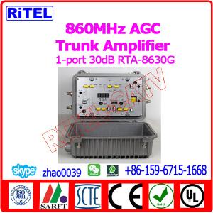 Buy cheap 860MHz 30dB CATV/MATV Trunk Amplifier/Booster RTA-8630G with AGC product