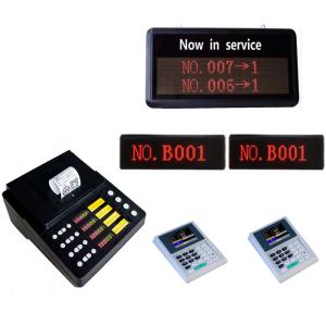 Buy cheap Hospital/Clinic Simple 4 Service Push Button wireless queue token number calling system with 57 mm ticket printer product