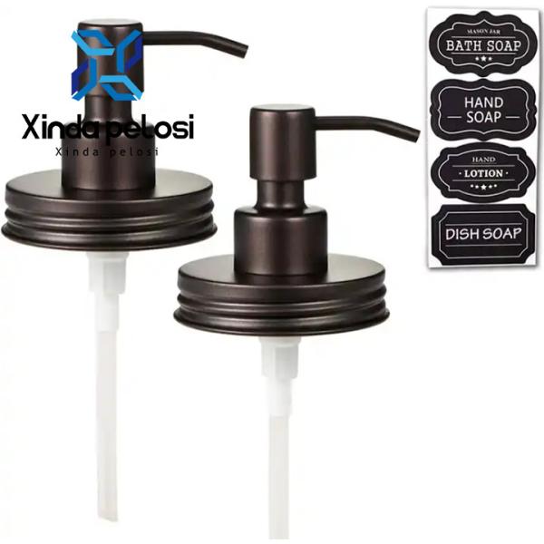 One-Stop Solution Service High Quality Black PP Plastic Shampoo Bottle Press Pump