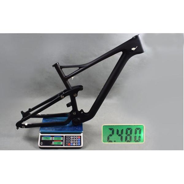 Carbon Full Suspension Lightweight Bike Frame 29er Matte Black Finish