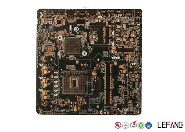 Quality Four Layers OSP Black PCB Board  , Main PCB Board  For Security Monitor Device for sale