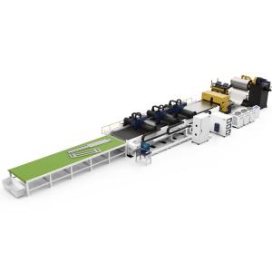 3000W Laser Power Automatic Coiled Sheet Laser Cutting Machine Hypcut / Cypcut Control System For Large-Scale Cutting