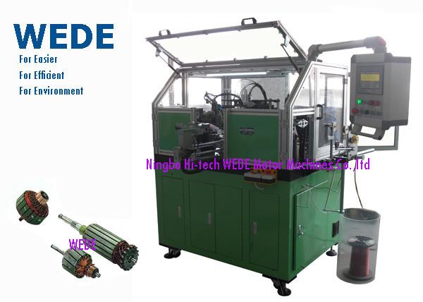 Dc Motor Copper Wire Coil Winding Machine For Home / Automobile Rotor Hook
