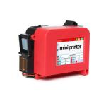 9 Digits Red Full Screen Inkjet Printer Mini 2.8-Inch Screen At Bottom Date Bar