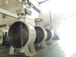 DN1200 Size Double Flanged Gear Box Operator Marine Butterfly Valve